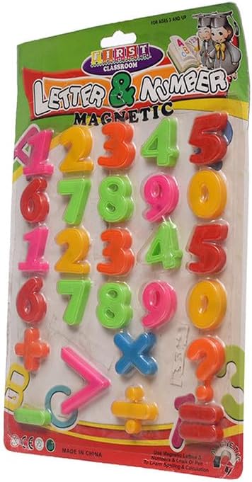 TOYS CARTON NUMBERS MAGNETIC 1x1PCS - Grand Bazaar Trade